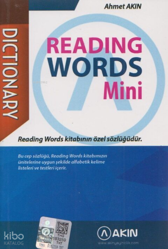 Akın Dil Yayınları Reading Words Mini Dictionary