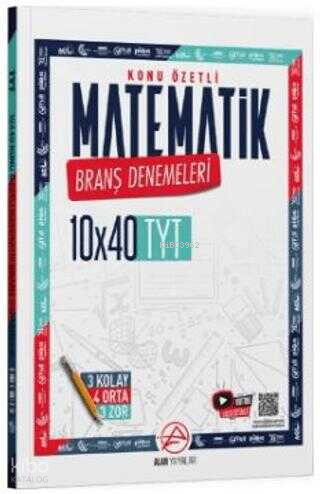 Alan Yayınları TYT Matematik Konu Özetli 10 x 40 Branş Denemeleri