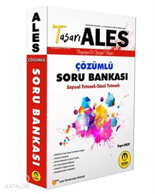 ALES Çözümlü Soru Bankası 2020 Sayısal Yetenek - Sözel Yetenek