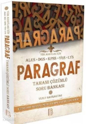 ALES DGS KPSS YGS LYS Paragraf Tamamı Çözümlü Soru Bankası