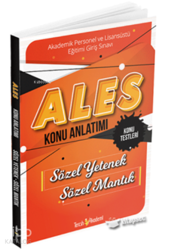 Tercih Akademi ALES Sözel Yetenek Sözel Mantık Konu Anlatımı