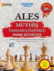 ALES Müthiş Tamamı Çözümlü Soru Bankası