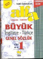 Alfa Büyük İngilizce - Türkçe Genel Sözlük (3 Cilt) - Kitapiks.com