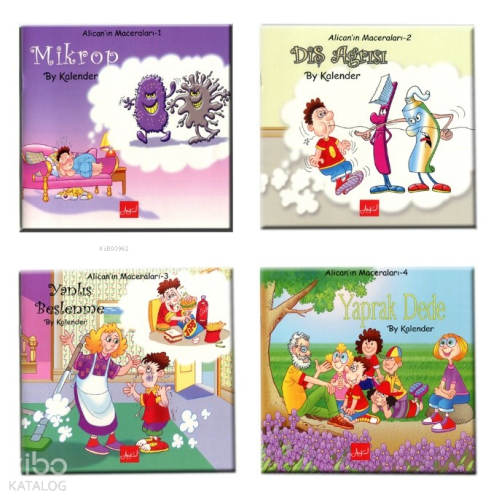 Alican’ın Maceraları (4 Kitap Set Renkli Resimli)