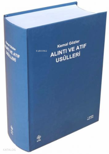 Alıntı ve Atıf Usulleri