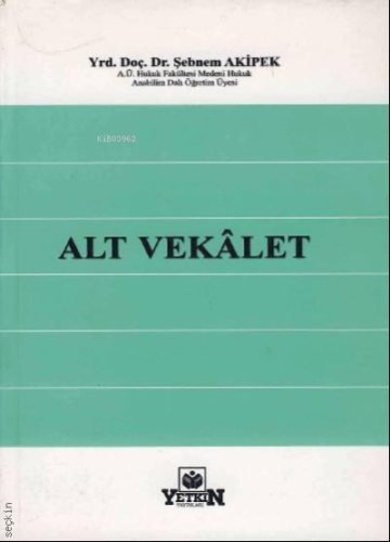 Alt Vekâlet - Kitapiks.com
