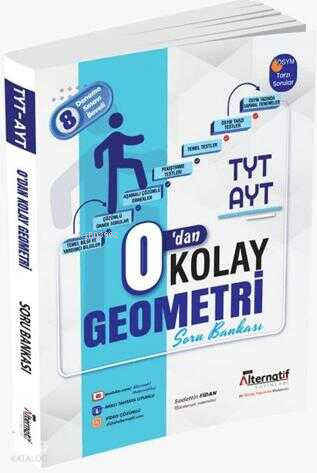 Alternatif Yayınları TYT-AYT 0'dan Kolay Geometri Soru Bankası