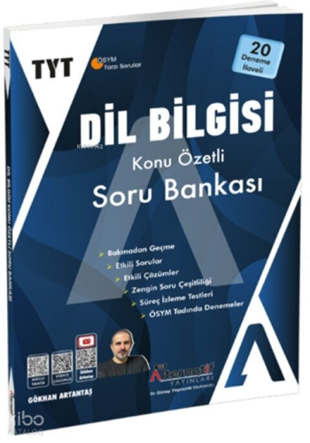 Alternatif Yayınları TYT Dil Bilgisi Konu Özetli Soru Bankası