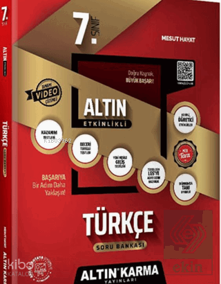 Altın Karma 7.Sınıf Türkçe Altın Etkinlikli Kazanım Soru Bankası