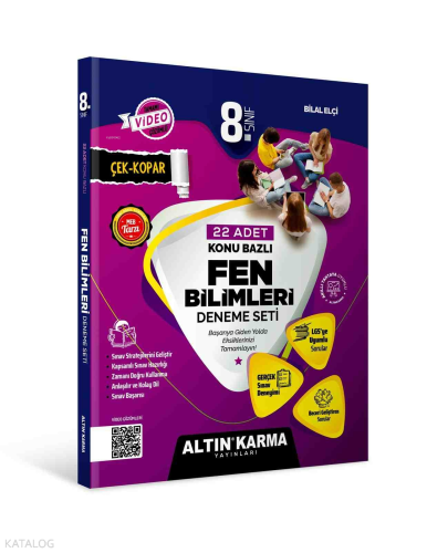 Altın Karma 8.Sınıf Konu Bazlı Fen Bilimleri 22 Deneme Seti