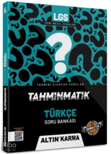 Altınkarma Tahminmatik LGS 8.Sınıf Türkçe Soru Bankası