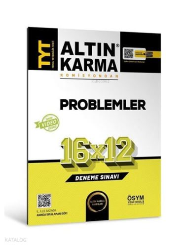 AltınKarma Tyt Problemler 16x12 Deneme