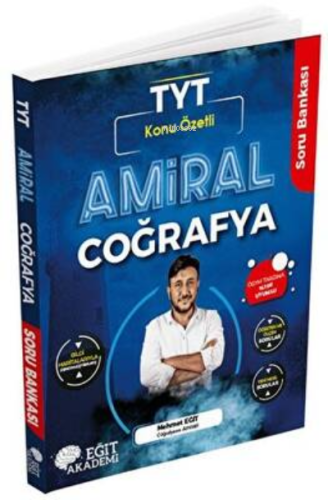 Eğit Akademi Amiral Coğrafya TYT Konu Özetli Soru Bankası