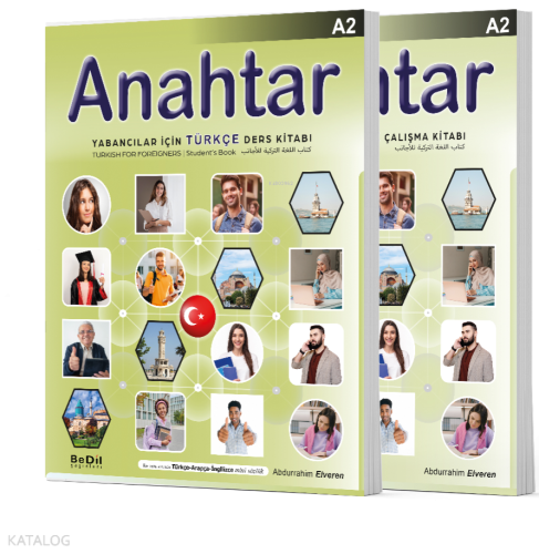 Anahtar A2 - Yabancılar için Türkçe Öğretim Seti;Ders Kitabı + Çalışma Kitabı + Z-Kitap Uyumlu