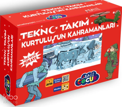 Analiz Yayıncılık Tekno Takım Kurtuluşun Kahramanları 10'lu Hikaye Set