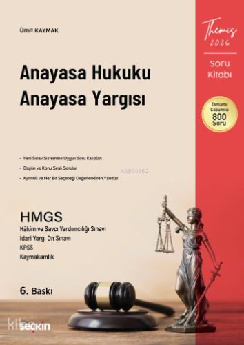 Anayasa Hukuku - Anayasa Yargısı Soru Kitabı