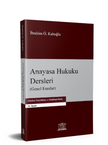 Anayasa Hukuku Dersleri - Kitapiks.com