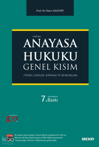 Anayasa Hukuku: Genel Kısım