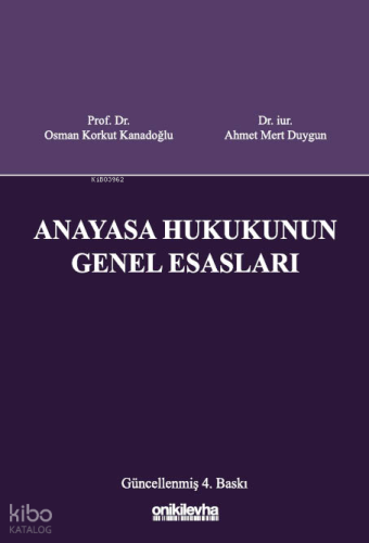 Anayasa Hukukunun Genel Esasları