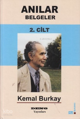 Anılar Belgeler Cilt 2