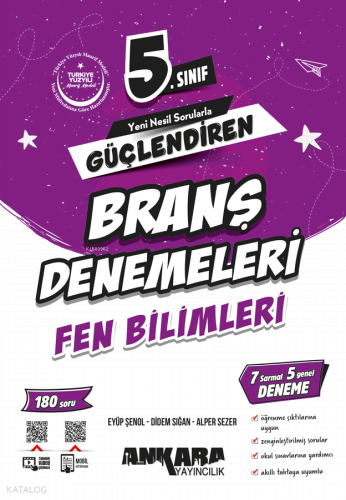 Ankara Yayıncılık 5. Sınıf Güçlendiren Fen Bilimleri Branş Denemeleri