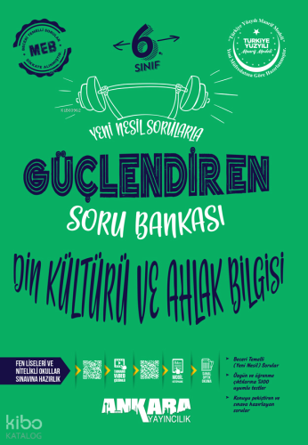 Ankara Yayıncılık 6. Sınıf Din Kültürü ve Ahlak Bilgisi Güçlendiren Soru Bankası