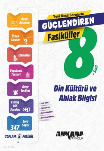 Ankara Yayıncılık 8. Sınıf Din Kültürü ve Ahlak Bilgisi Güçlendiren Set Fasiküller