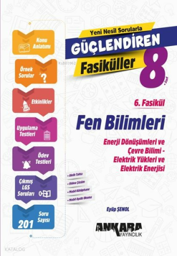 Ankara Yayıncılık 8. Sınıf Fen Bilimleri Güçlendiren 6. Fasikül