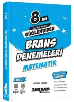 Ankara Yayıncılık 8. Sınıf Matematik Güçlendiren Branş Denemeleri