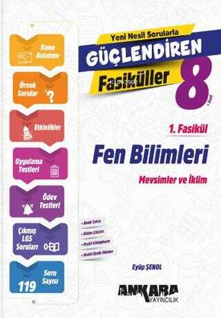 Ankara Yayıncılık Fen Bilimleri Güçlendiren 1. Fasikül