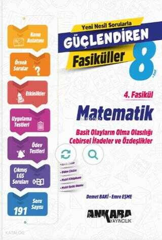 Ankara Yayıncılık Matematik Güçlendiren 4. Fasikül