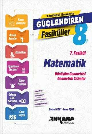 Ankara Yayıncılık Matematik Güçlendiren 7. Fasikül