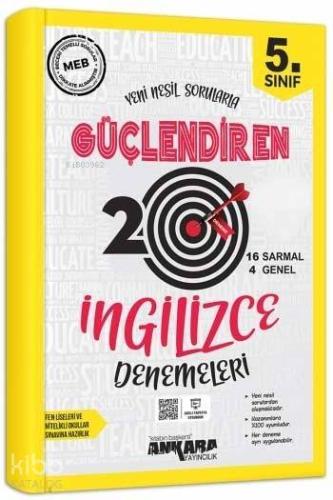 Ankara Yayınları 5. Sınıf İngilizce Güçlendiren 20 Deneme ​Ankara