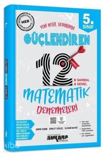 Ankara Yayınları 5. Sınıf Matematik Güçlendiren 12 Deneme Ankara