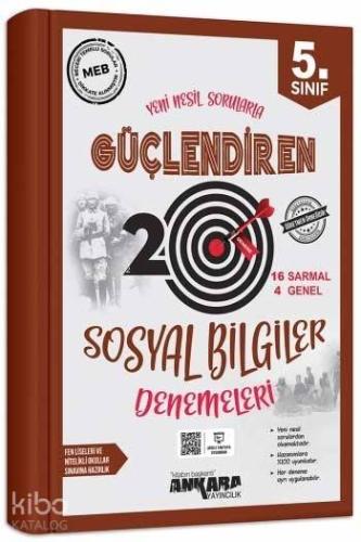 Ankara Yayınları 5. Sınıf Sosyal Bilgiler Güçlendiren 20 Deneme Ankara