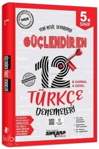 Ankara Yayınları 5. Sınıf Türkçe Güçlendiren 12 Deneme Ankara