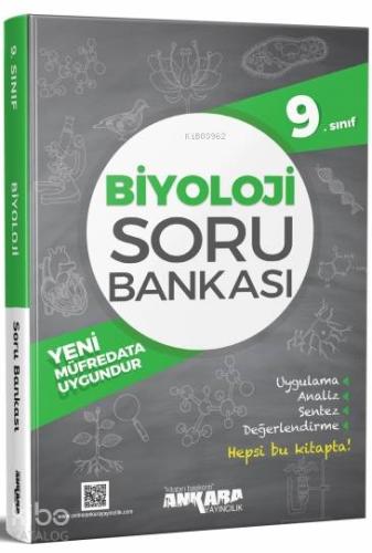 Ankara Yayınları 9. Sınıf Biyoloji Soru Bankası Ankara 