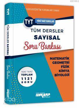 Ankara Yayınları TYT Tüm Dersler Sayısal Soru Bankası Ankara 