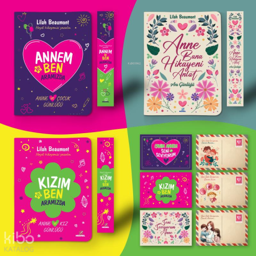 Anne Kız Arasında  (Ayraç ve Kartpostal İlaveli)