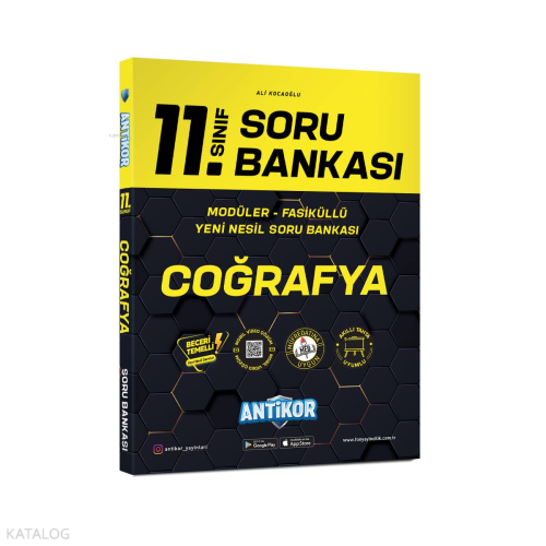Antikor 11.Sınıf Coğrafya Soru Bankası