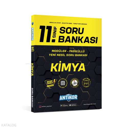 Antikor 11.Sınıf Kimya Soru Bankası