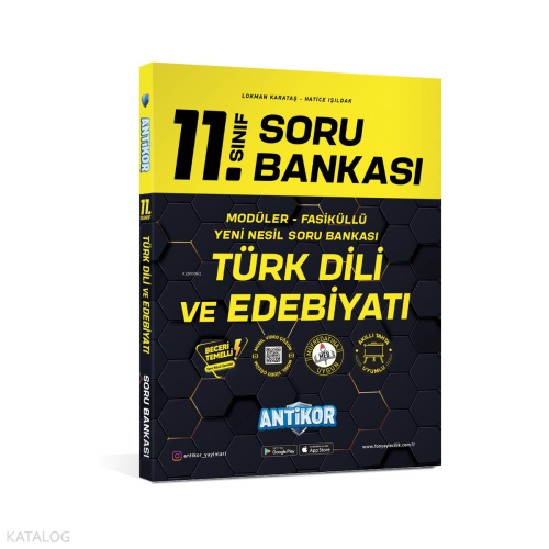 Antikor 11.Sınıf Türk Dili Ve Edebiyatı Soru Bankası