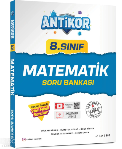 Antikor 8.Sınıf Matematik Soru Bankası