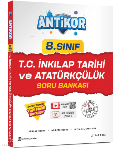 Antikor 8.Sınıf T.C. İnkılap Tarihi Ve Atatürkçülük Soru Bankası