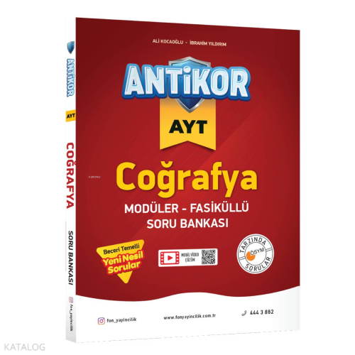 Antikor Ayt Coğrafya Soru Bankası