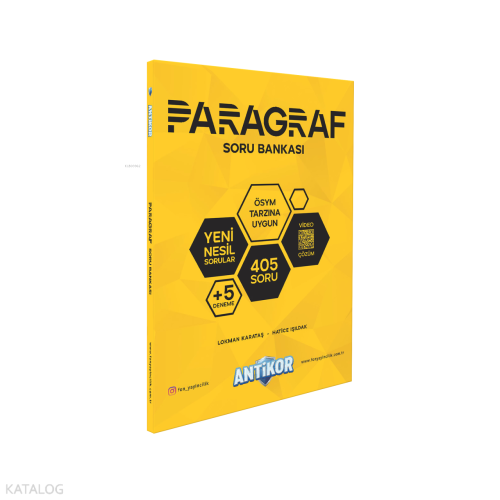 Antikor Tyt Paragraf Soru Bankası