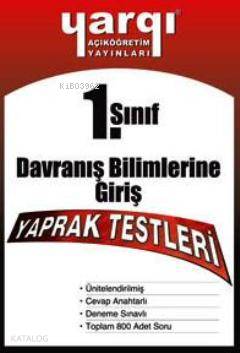 AÖF 1. Sınıf Davranış Bilimlerine Giriş Yaprak Testleri