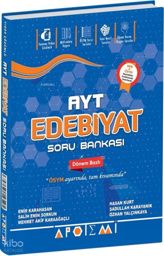 Apotemi Yayınları AYT Edebiyat Soru Bankası