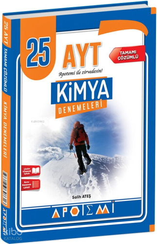 Apotemi Yayınları AYT Kimya 25 Deneme