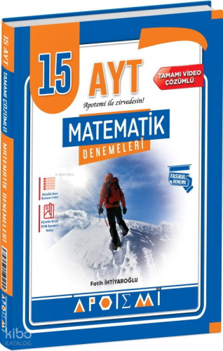 Apotemi Yayınları AYT Matematik 15 Çözümlü Deneme